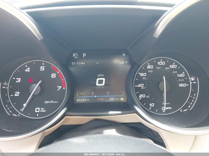 2018 ALFA ROMEO GIULIA auction photo 7