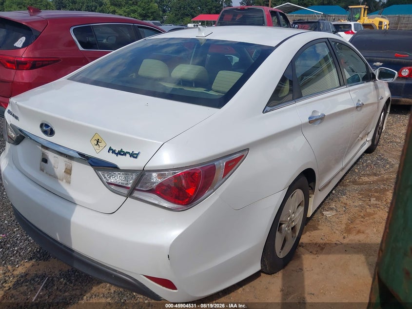 2011 HYUNDAI SONATA HYBRID auction photo 4