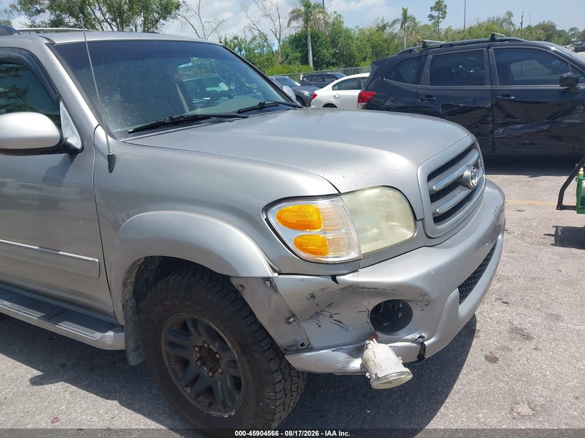 TOYOTA SEQUOIA 2003 VIN 5TDZT38A53S185208