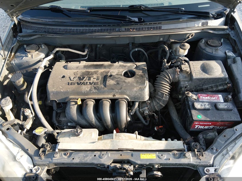 2007 TOYOTA COROLLA SEDAN 1.8L I-4 DOHC, VVT, 126HP