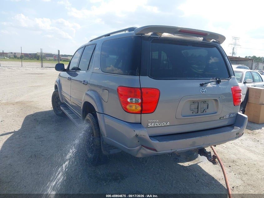 2001 TOYOTA SEQUOIA SPORT UTILITY VEHICLE 4.7L V-8 DOHC, 240HP