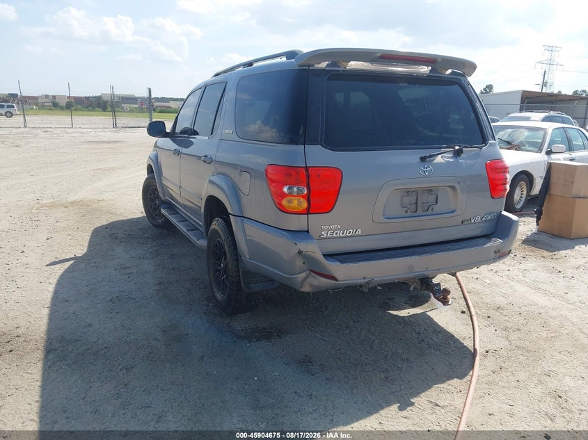 2001 TOYOTA SEQUOIA SPORT UTILITY VEHICLE 4.7L V-8 DOHC, 240HP