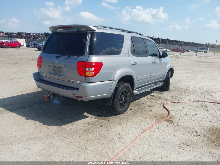 2001 TOYOTA SEQUOIA SPORT UTILITY VEHICLE 4.7L V-8 DOHC, 240HP