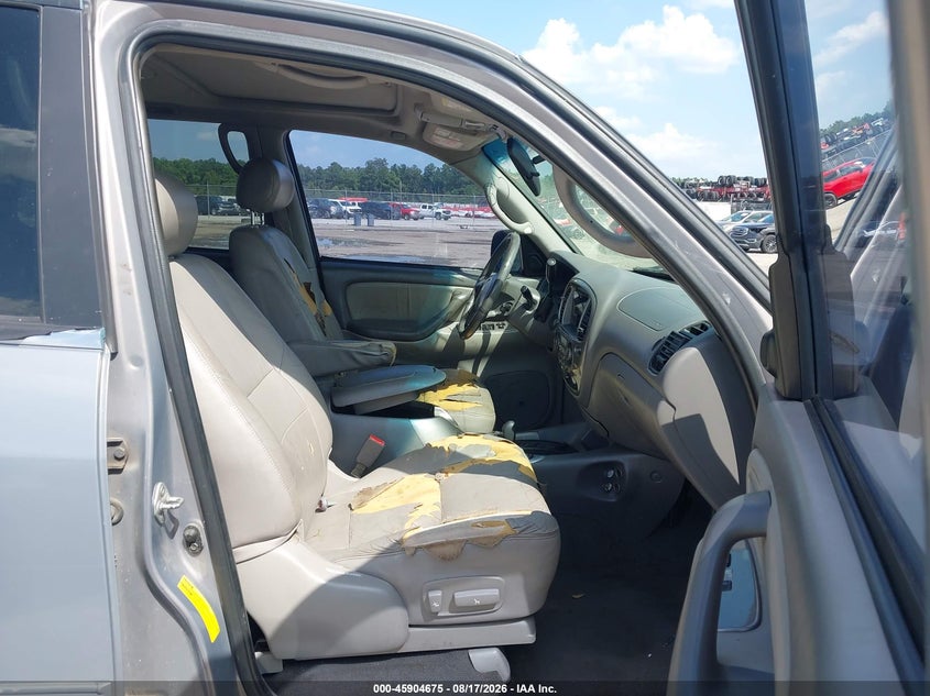 2001 TOYOTA SEQUOIA SPORT UTILITY VEHICLE 4.7L V-8 DOHC, 240HP