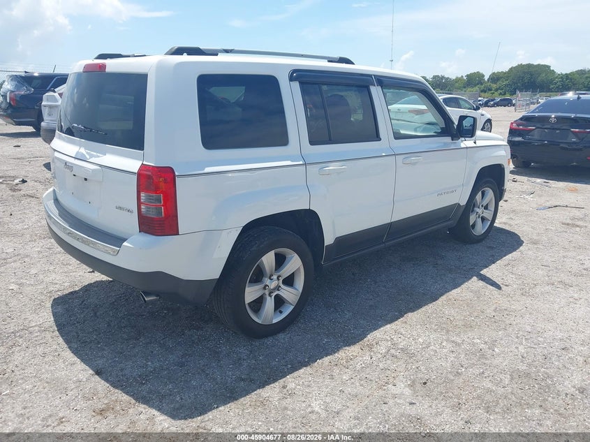 Vin: 1c4njrcb2ed720047, lot: 46403745, jeep patriot limited 20144