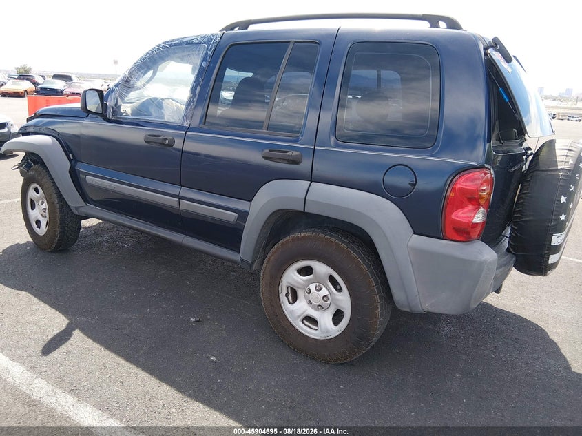 JEEP LIBERTY 2005 VIN 1J4GK48K05W521238