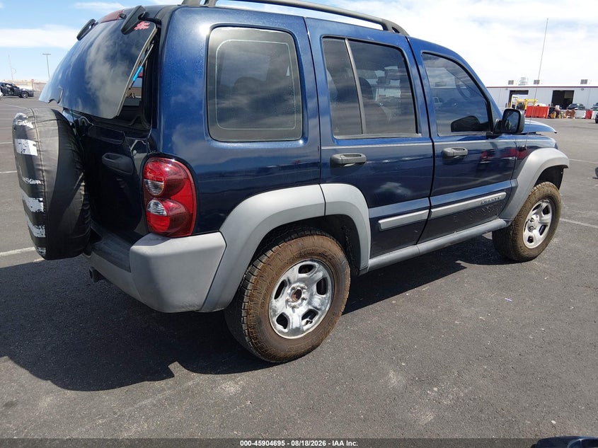 JEEP LIBERTY 2005 VIN 1J4GK48K05W521238