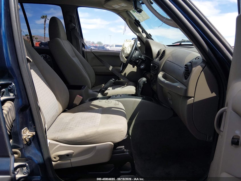 JEEP LIBERTY 2005 VIN 1J4GK48K05W521238