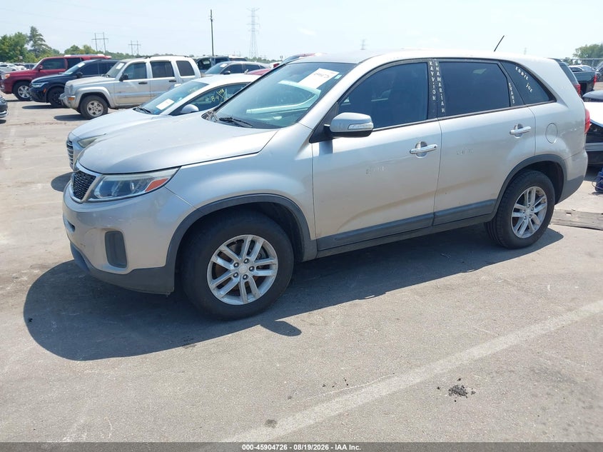 2014 Kia Sorento, Обычный износ, IAAI, VIN 5XYKT3A68EG510697 — фото 2
