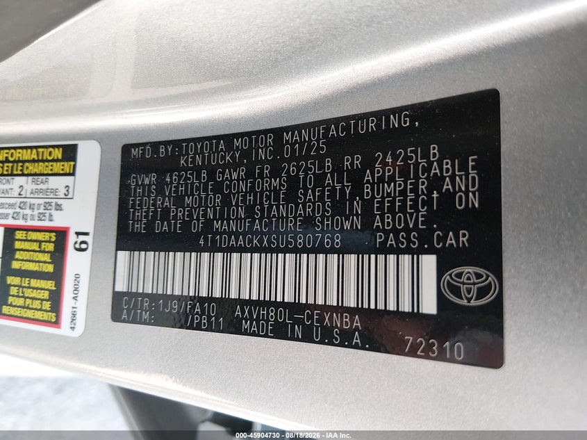 TOYOTA CAMRY - zdjęcie 9
