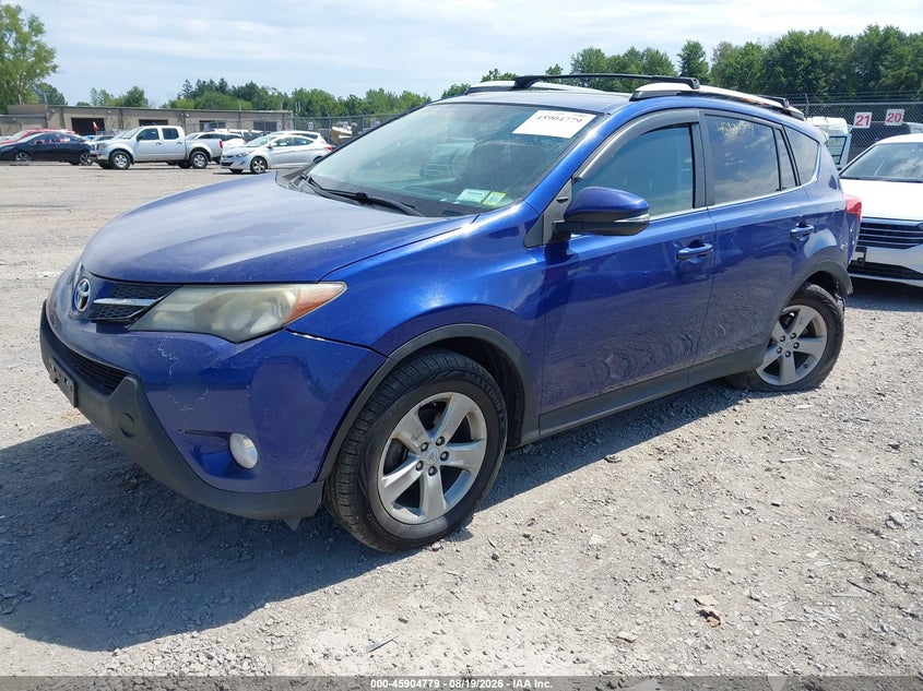 2014 Toyota RAV 4, Левый зад, IAAI, VIN 2T3RFREV9EW194805 — фото 2