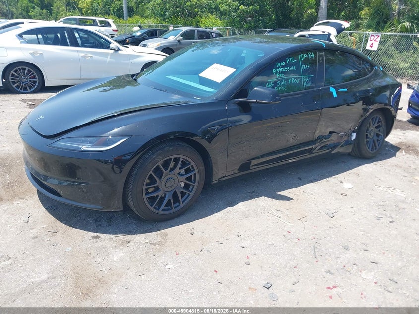 Vin: 5yj3e1ea1sf981269, lot: 46403883, tesla model 3 long range rear-wheel drive/standard rear-wheel drive 20252
