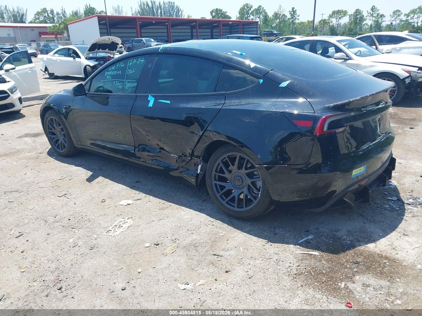 Vin: 5yj3e1ea1sf981269, lot: 46403883, tesla model 3 long range rear-wheel drive/standard rear-wheel drive 20253