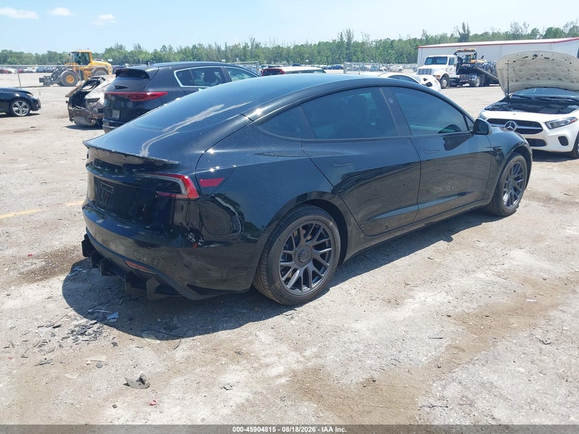 Vin: 5yj3e1ea1sf981269, lot: 46403883, tesla model 3 long range rear-wheel drive/standard rear-wheel drive 20254