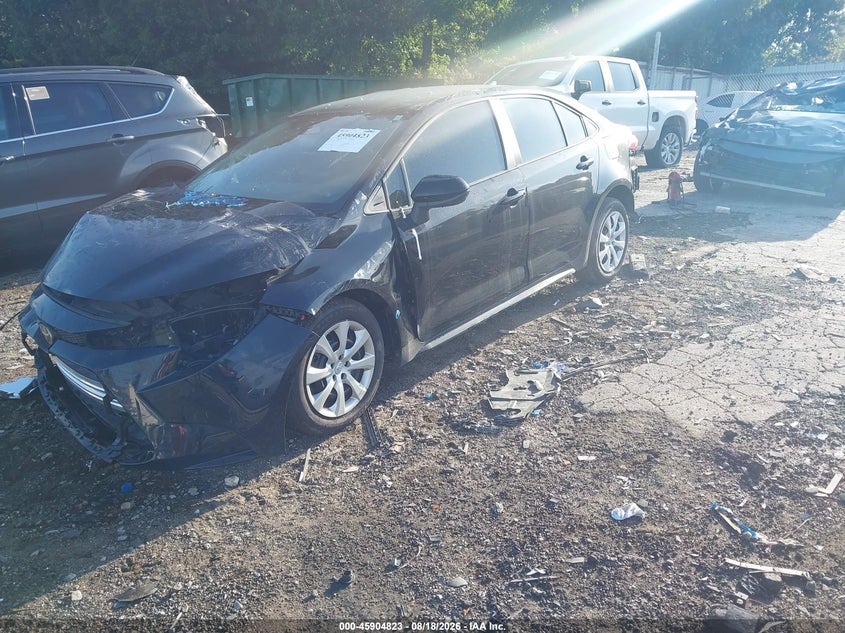 2025 Toyota Corolla, Left Rear, IAAI, VIN 5YFB4MDE9SP326575 — photo 2