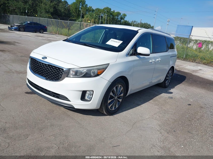2016 Kia Sedona, Обычный износ, IAAI, VIN KNDMC5C13G6153960 — фото 2