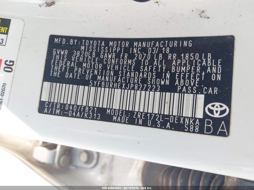 TOYOTA COROLLA - zdjęcie 9