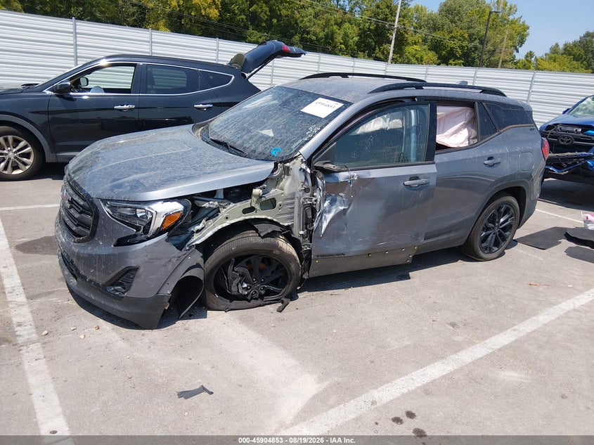 2021 GMC Terrain, Front End, IAAI, VIN 3GKALPEV5ML394519 — photo 2
