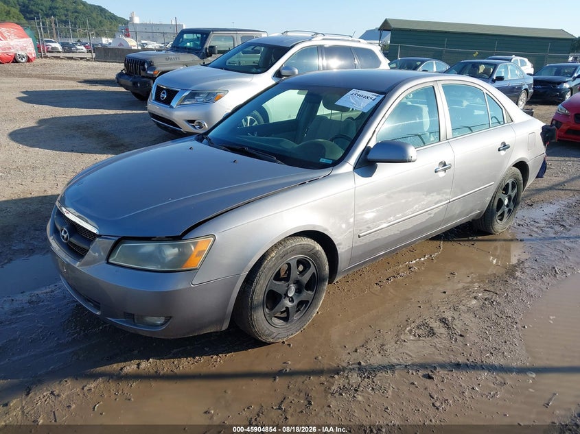 2006 Hyundai Sonata, Rear, IAAI, VIN 5NPEU46FX6H071800 — photo 2