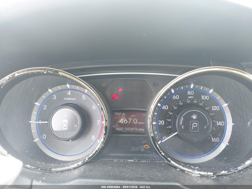HYUNDAI SONATA 2013 VIN 5NPEC4AC7DH625291
