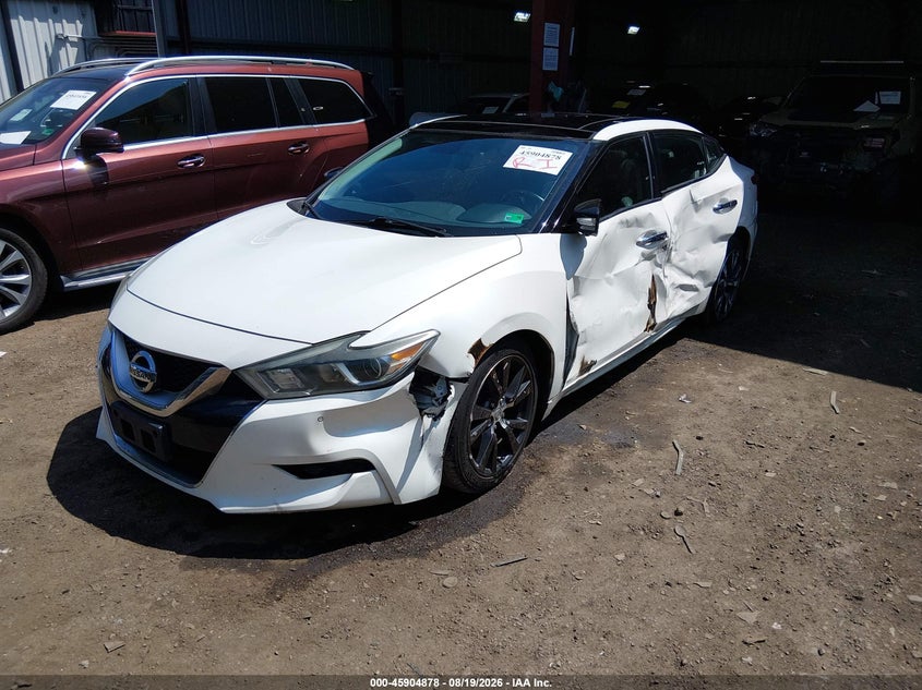 2016 Nissan Maxima, Left Side, IAAI, VIN 1N4AA6APXGC404275 — photo 2