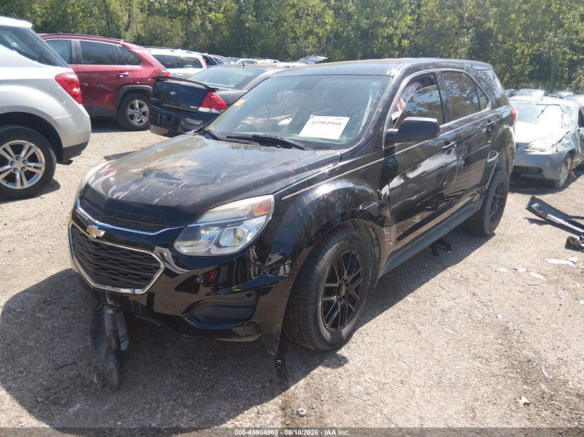 2017 Chevrolet Equinox Ls, Right Side, IAAI, VIN 2GNALBEKXH1517556 — photo 2