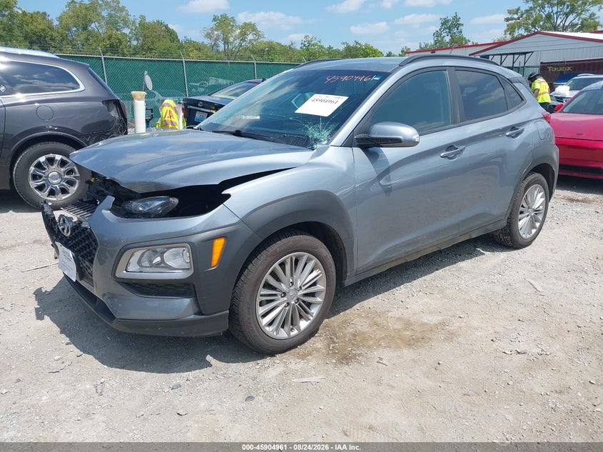 2021 Hyundai Kona Sel, Front End, IAAI, VIN KM8K2CAA1MU688550 — photo 2