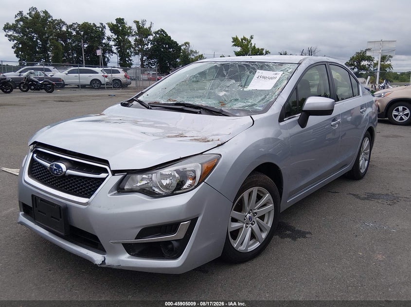 2016 Subaru Impreza, Storm Damage, IAAI, VIN JF1GJAB64GH014603 — photo 2