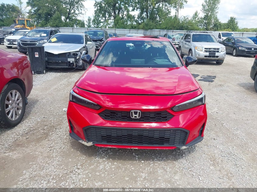 HONDA CIVIC HYBRID 2025 VIN 2HGFE4F87SH329701