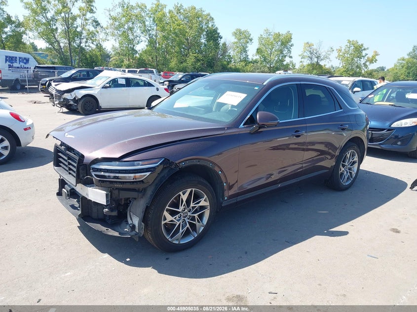 2022 GENESIS GV70 SPORT UTILITY VEHICLE 2.5L I-4 DI, DOHC, VVT, TURBO, PREMIUM , 300HP