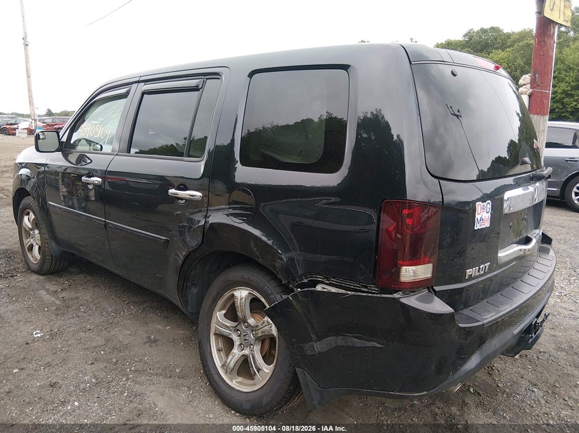 Vin: 5fnyf4h48fb076320, lot: 46404172, honda pilot ex 20153