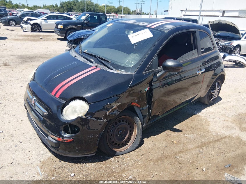 Vin: 3c3cffar1dt512617, lot: 46404200, fiat 500 pop 20132