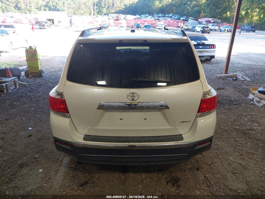 TOYOTA HIGHLANDER 2012 VIN 5TDBK3EH6CS173235