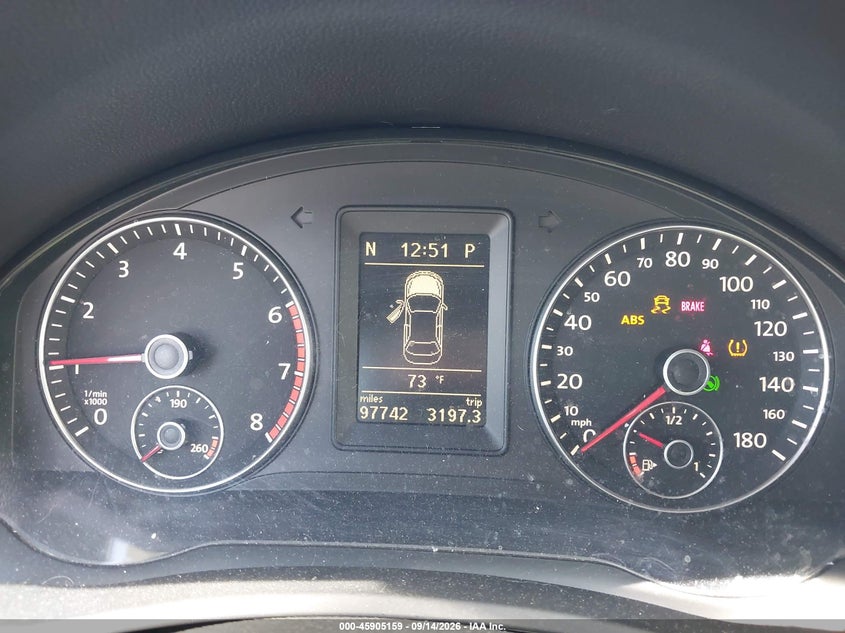 VOLKSWAGEN EOS 2012 VIN WVWBW7AH2CV000948