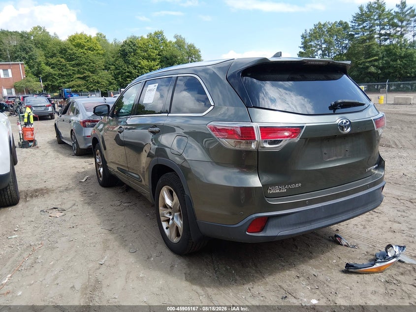 2016 TOYOTA HIGHLANDER auction photo 3