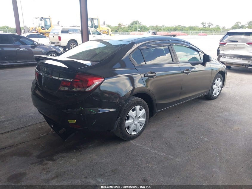 Vin: 19xfb2f51fe083117, lot: 46404276, honda civic lx 20154