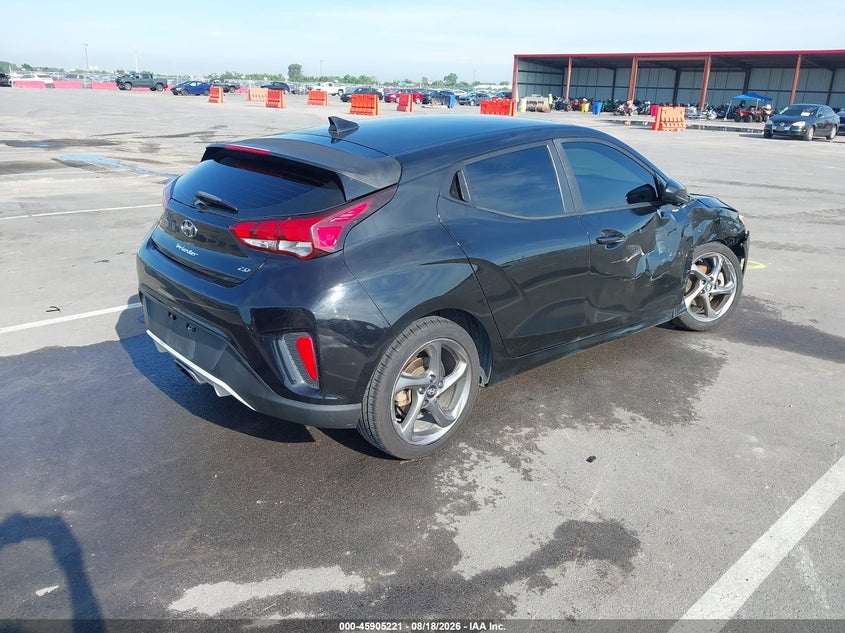 Vin: kmhtg6af7ku013009, lot: 46404289, hyundai veloster 2.0 20194