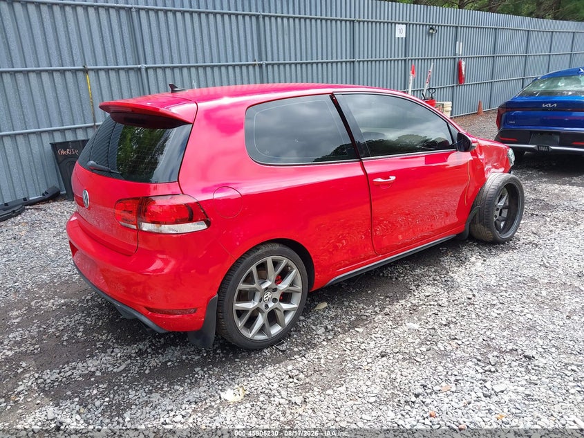 VOLKSWAGEN GTI 2013 VIN WVWFD7AJXDW072986