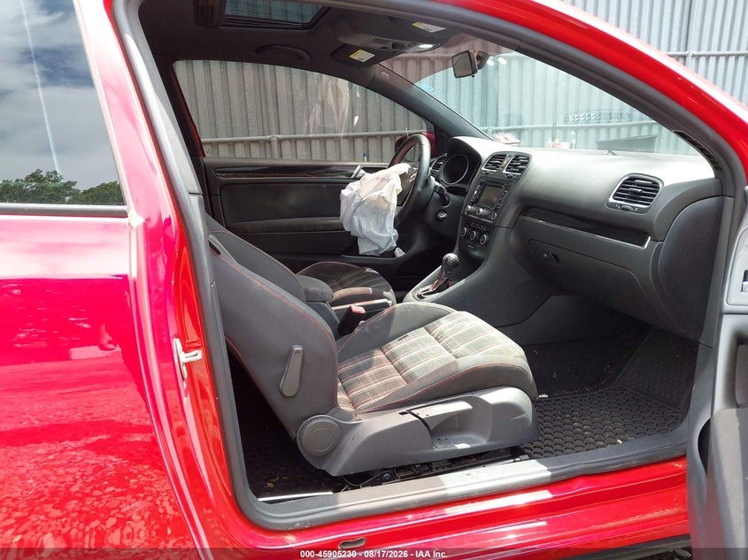 VOLKSWAGEN GTI 2013 VIN WVWFD7AJXDW072986