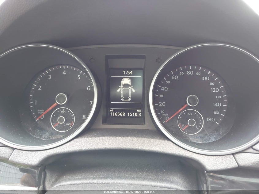 VOLKSWAGEN GTI 2013 VIN WVWFD7AJXDW072986