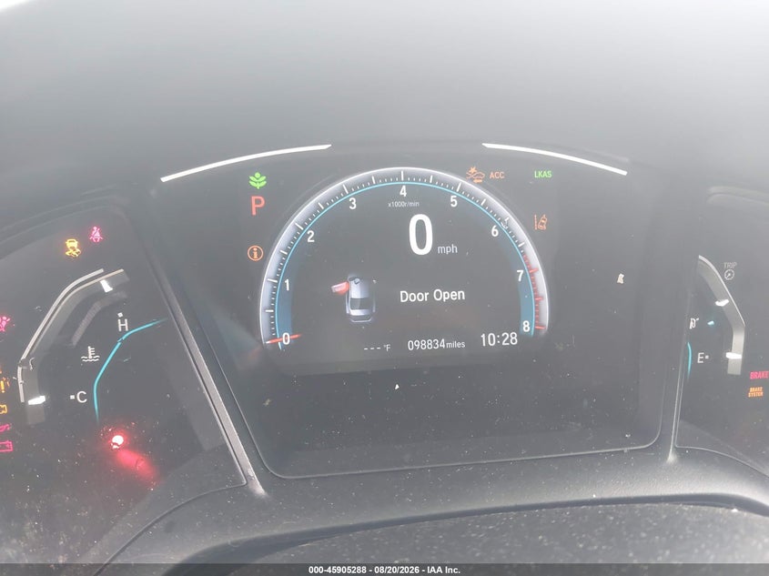 2020 HONDA CIVIC SEDAN 2.0L I-4 DOHC, VVT, 158HP