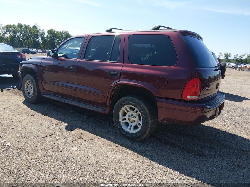 DODGE DURANGO 2003 VIN 1D4HS58N83F550352