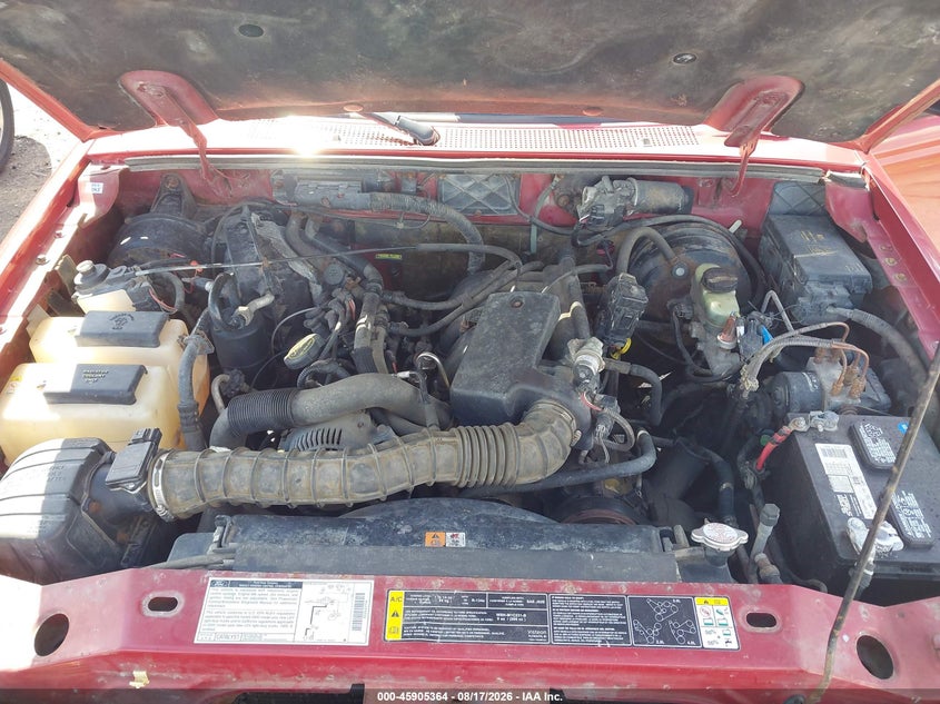 FORD RANGER 2002 VIN 1FTYR44U32TA30902