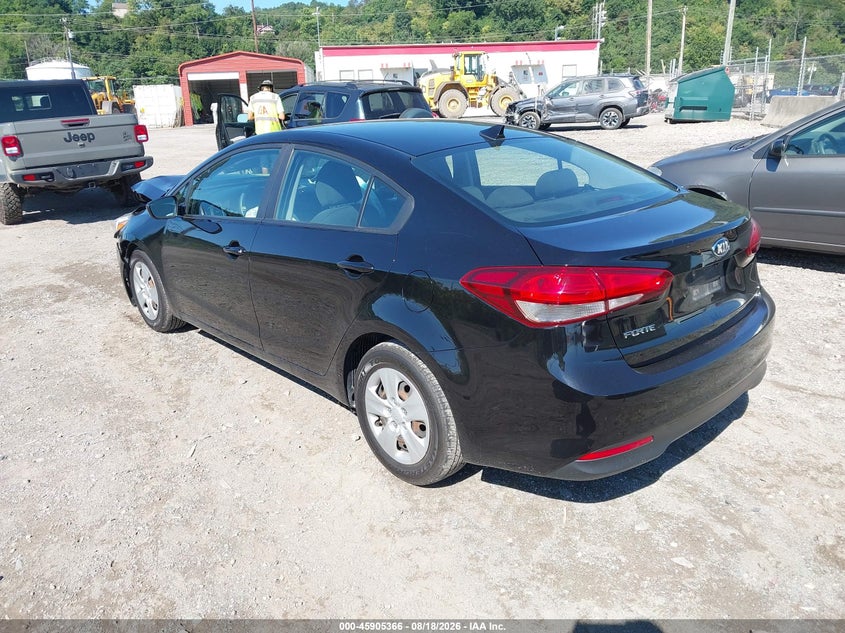 Vin: 3kpfk4a7xje272782, lot: 46404434, kia forte lx 20183