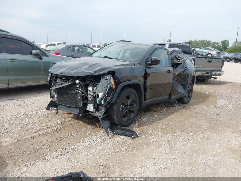 2019 Jeep Compass, Стихия, IAAI, VIN 3C4NJDBB0KT647982 — фото 2