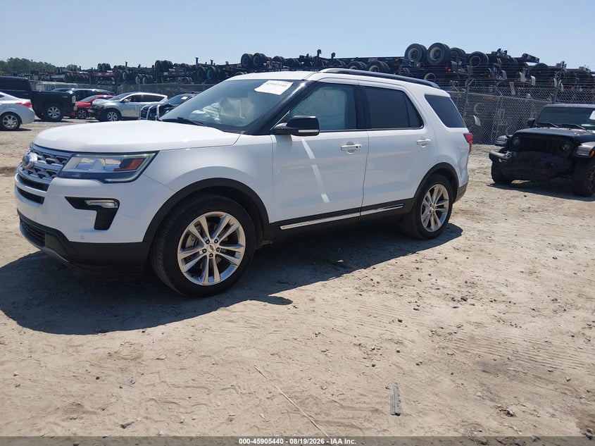 2019 Ford Explorer, Right Side, IAAI, VIN 1FM5K7D84KGB37554 — photo 2