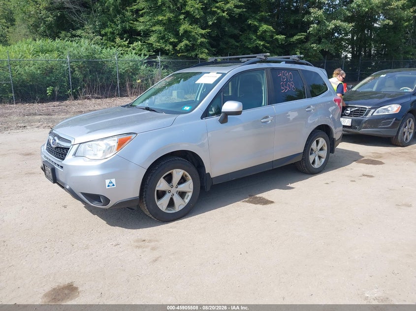 2016 Subaru Forester, Обычный износ, IAAI, VIN JF2SJAHC5GH555646 — фото 2