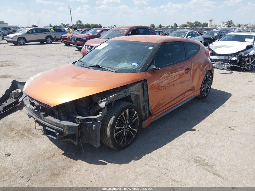 2016 HYUNDAI VELOSTER HATCHBACK 1.6L I-4 DI, DOHC, VVT, TURBO, 201HP