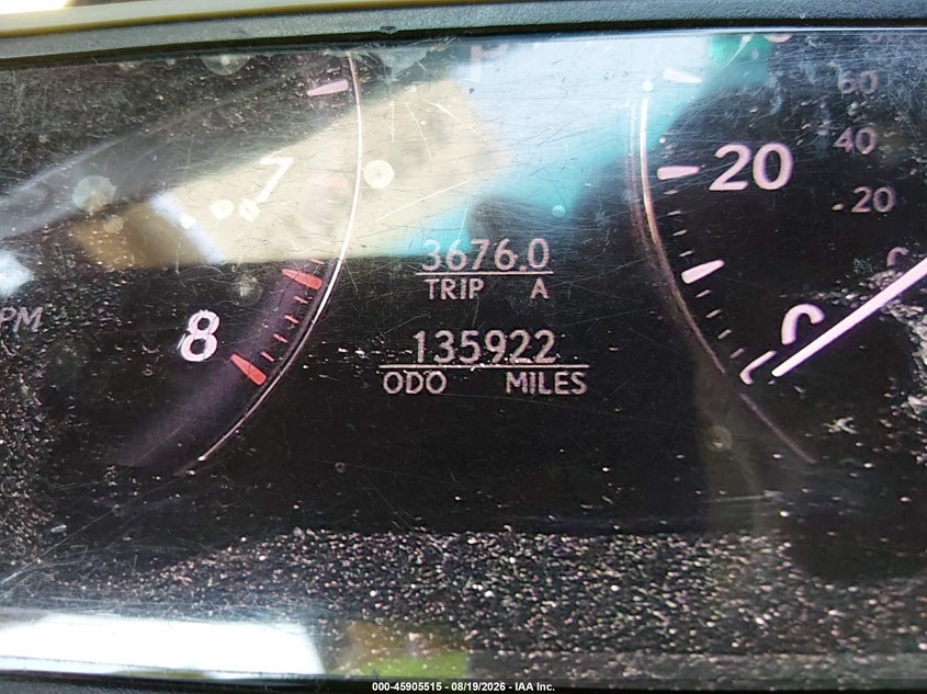 LEXUS LS 460 2010 VIN JTHCL5EFXA5007619