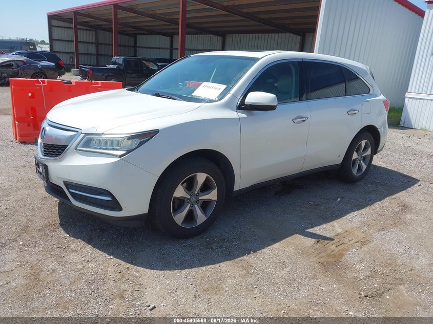 2015 ACURA MDX auction photo 2